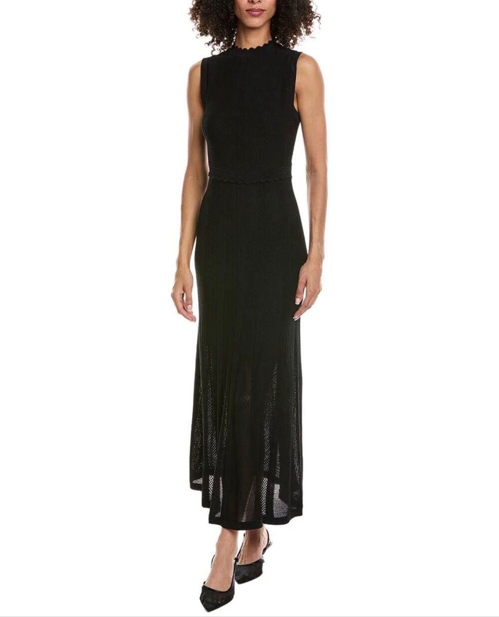 The Kooples Knit Maxi Dress Black Size 1